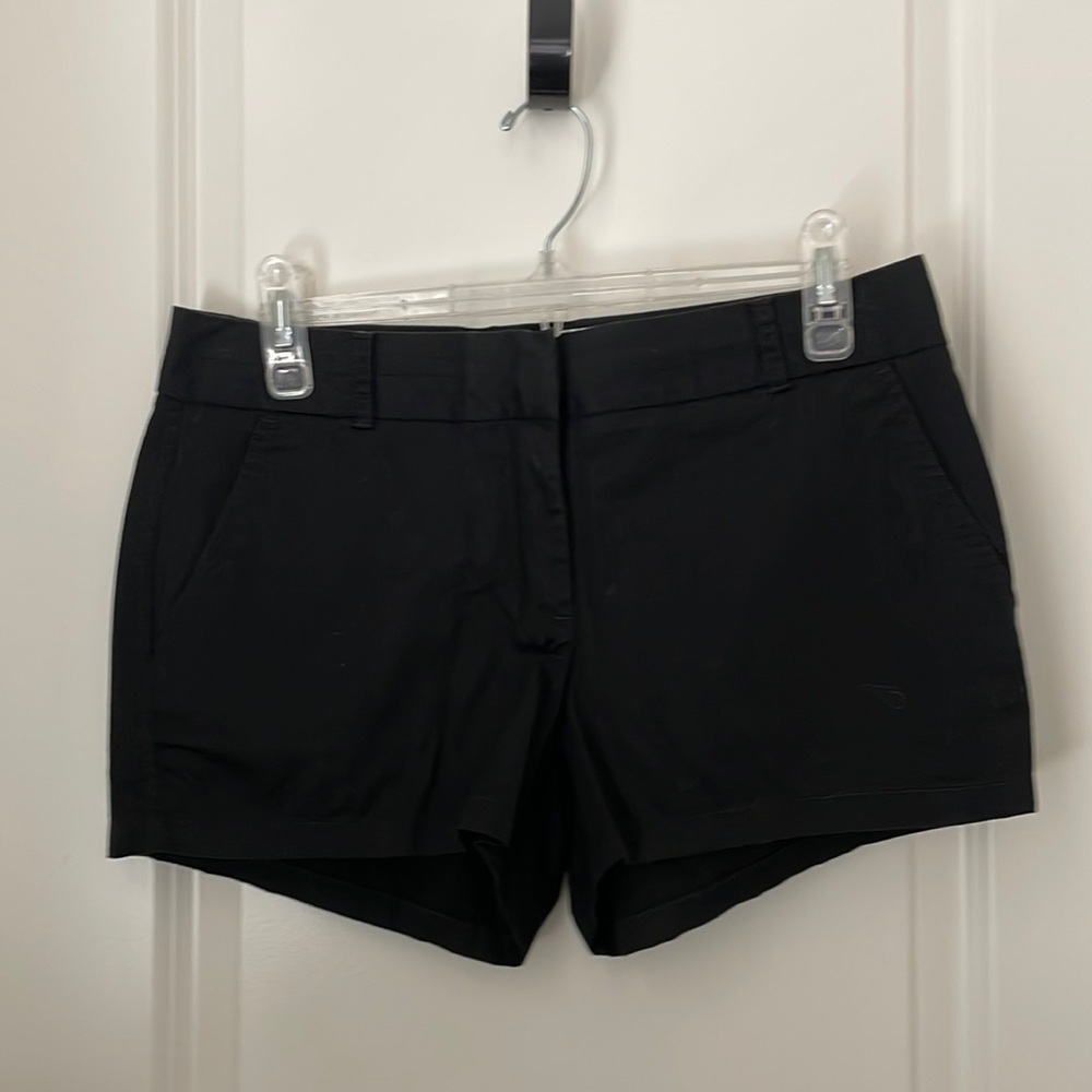 JCrew Black Chino Shorts